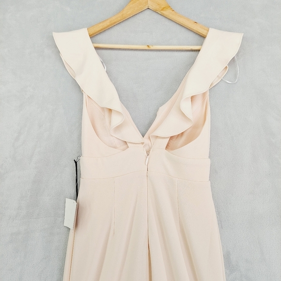 New LULUS Perfect Opportunity Pale Blush Maxi Dress P5426 - Picture 7 of 12